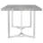 Savona Grey Faux Marble Rectangular Dining Table