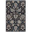 Bijal Hand Tufted Wool Cotton Floral Rug in Beige/Black-1520320006