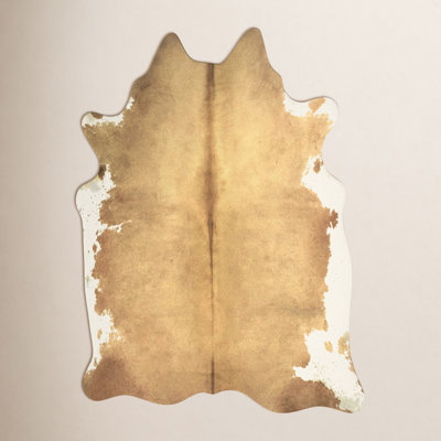 Charlize Whitish Beige Handmade Cowhide Rug