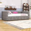 Lit de jour simple rembourré avec design extensible de taille simple à très grand-1430584607