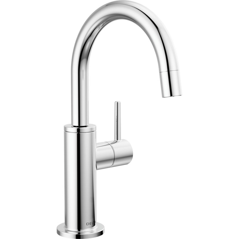 Autre robinet à boisson rond contemporain, Chrome