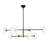 8 - Light X-shape Tiered Sputnik Design Glass Linear Led Chandelier-1504378812