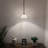 Simonson Tiffany Mini Hanging Lights White Stained Glass Crystal Beans LED Bulb Included 8"W*8"D*60"H