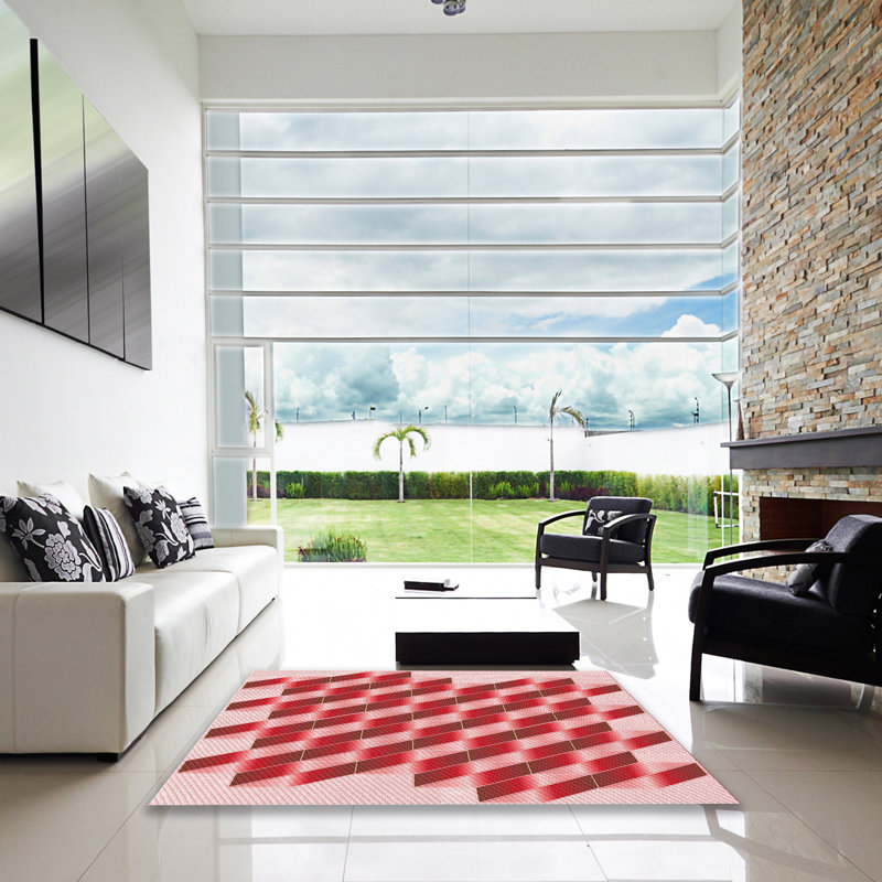 Nilesh Geometric Indoor Rug, Rectangle 5' x 7'