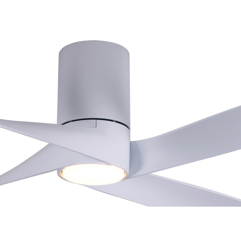 Arnao 132cm Ceiling Fan with Light Kit, White
