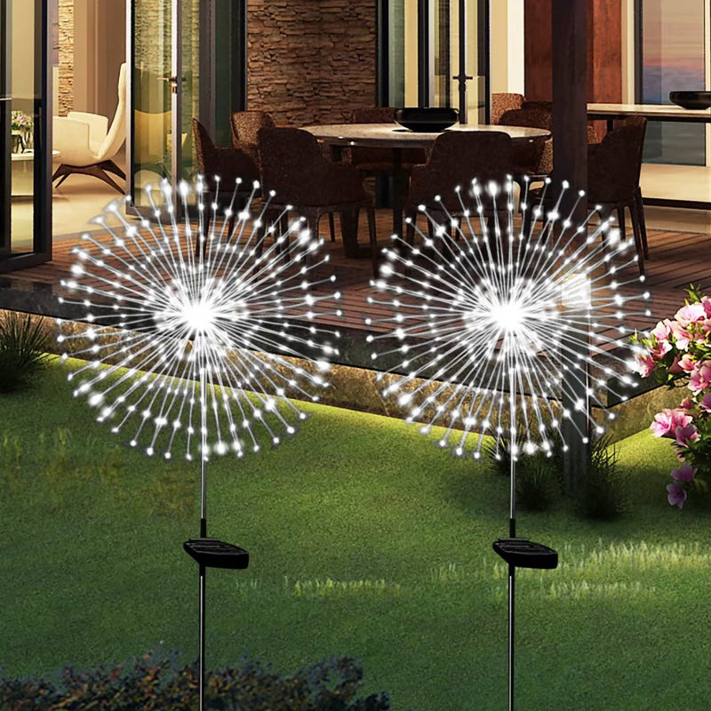 Solar Powered Stainless Steel Pathway Light, White