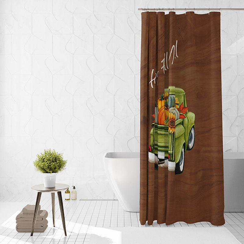 Rideau de douche simple, H 72 po x l 70 po