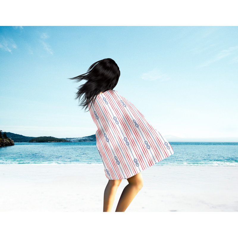 Serviette de plage 100% coton Acres