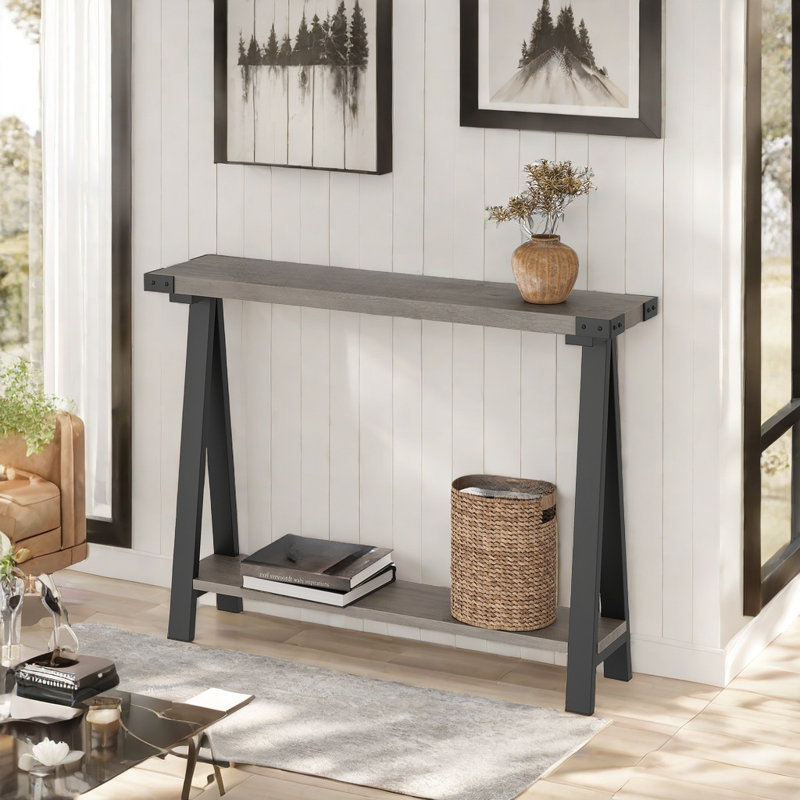 110cm Console Table, Grey
