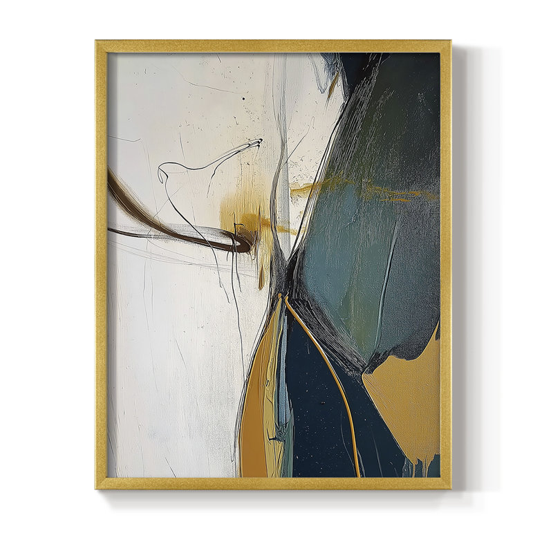 «ABSTRACT Series DCxxiv», H 30 po x l 24 po, Doré
