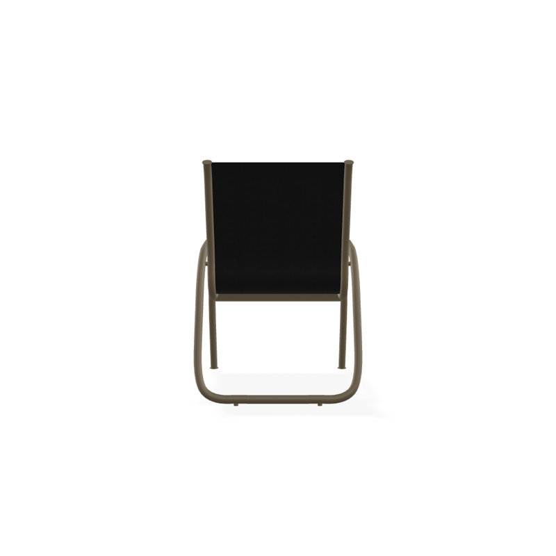 Fauteuil de patio Gardenella, Noir 5D Sunbrella®, Bois de plage texturé