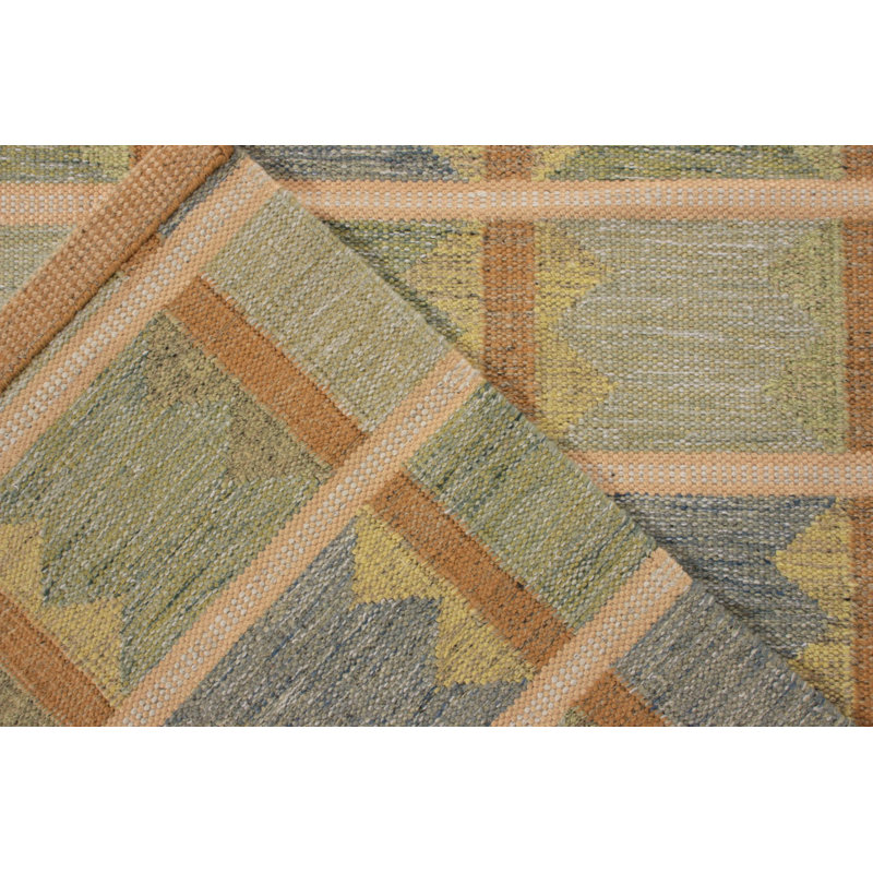 Scandinavian Wool Geometric Area Rug, Rectangle 14' x 20'