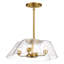 Quatre luminaires suspendus avec verre transparent-472118465