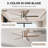 52 In. Indoor Flush Mount Brushed Nickel Ceiling Fan With 5 Blades, Pull Chain-1033152876-1033152877