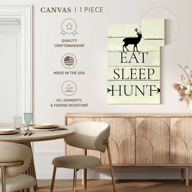 Senne Eat Sleep Hunt, 39" H x 26" W