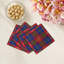 Serviettes cocktail en satin de coton tartan-121871325
