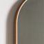 Lottie Oval Metal Framed Wall Mounted Full Length Mirror-1530129466-1530129461