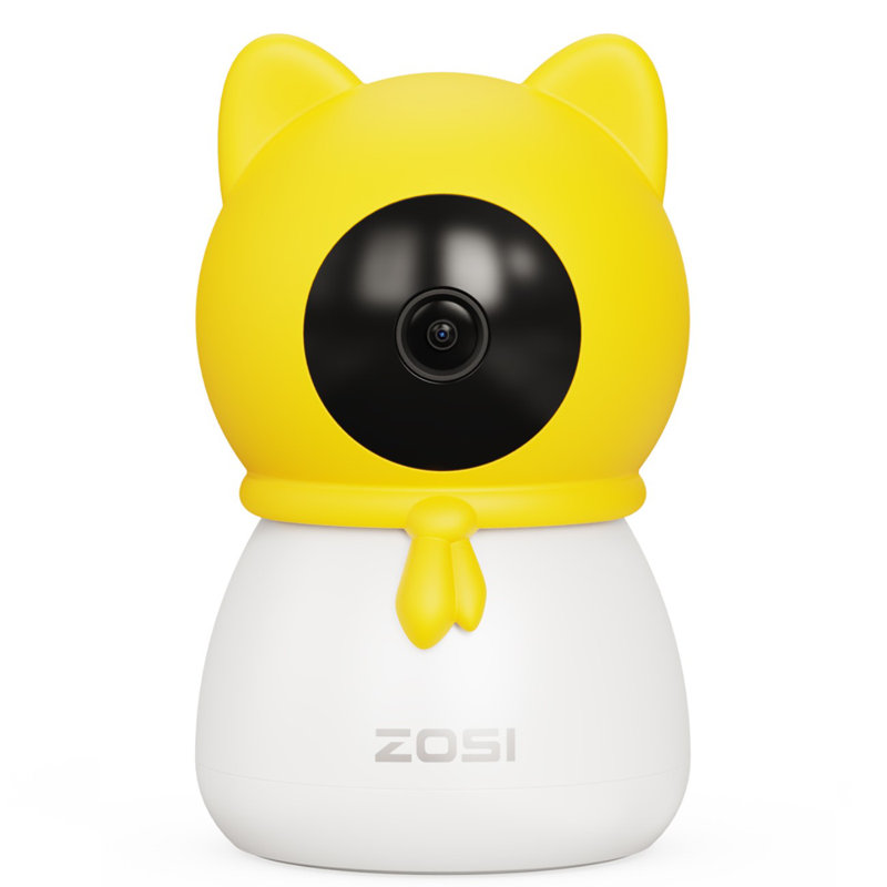 C516 4MP WIFI Security Camera, 360° PTZ Indoor Pet Monitor, Motion Track, 2-Way Audio