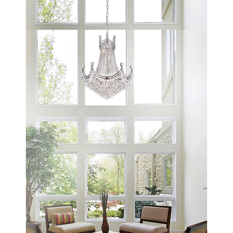 Basile 15 - Light Dimmable Empire Chandelier