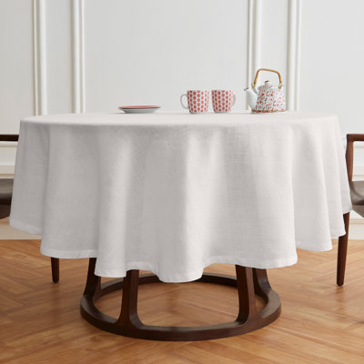 Sonoma - 100% Pure Linen Round Tablecloth (Prewashed)
