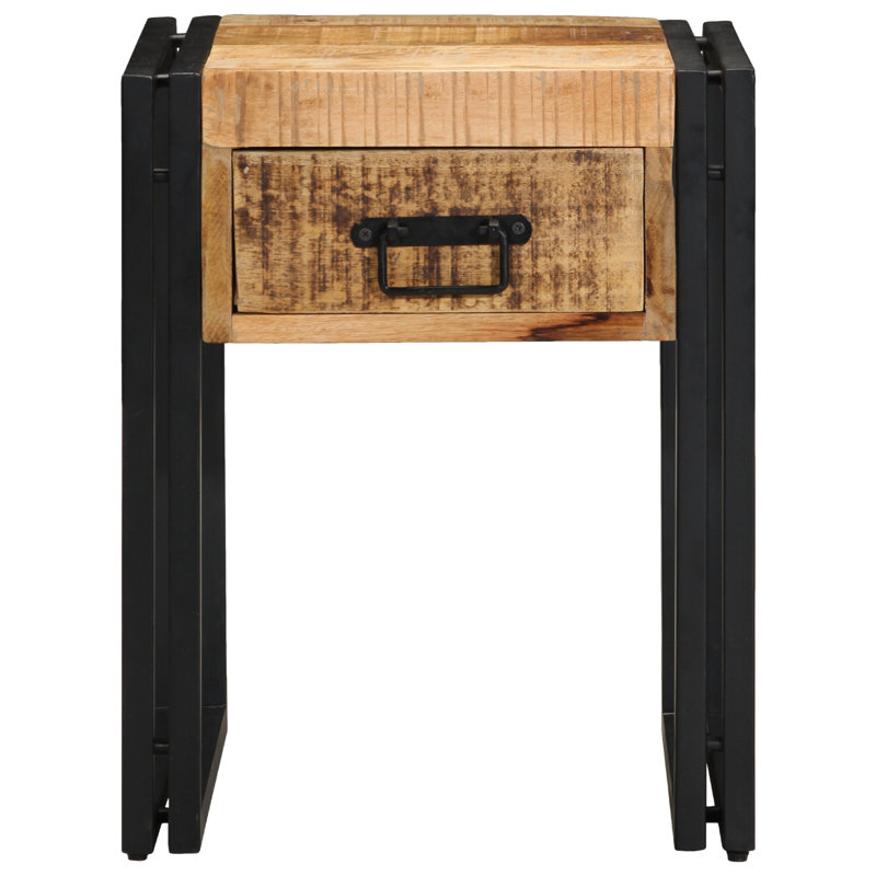 Solid Wood End Table