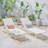 Outdoor Exquisite Set Of Adjustable Chaise Lounges For Ultimate Relaxation, 2Pcs-1059527358