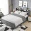 Full Size Bed With Trundle & Bookcase Headboard, Espresso-1262878299