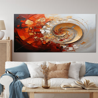 Energetic Spiralscape I - Abstract Spirals Canvas Prints