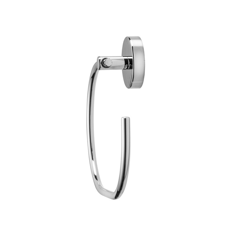 Chrome Wall Mounted Flexi-Fix Towel Ring