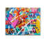 «Urban Heart Graffiti Collage Single Photo Frame» par Madeline Blake sur toile-554287530-554287529