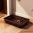 Dark Coffee Color,Two Packs,Rustic Handwoven Storage Basket For Fruits, Bread, Snacks, And Market Display - Durable PP Material, Mold-Resistant For Long-Lasting Use-1563058759