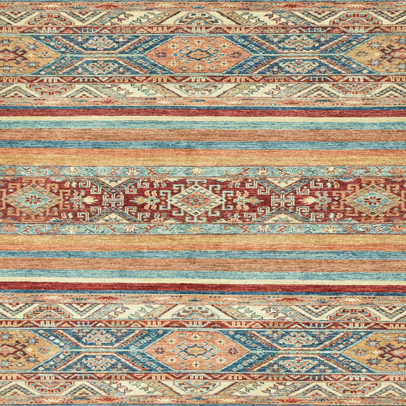Broumy Southwestern Indoor Rug, Square 4'