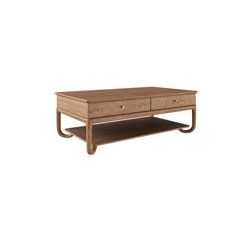 Table basse en bois de frêne massif