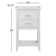 Eakins 20'' Single Bathroom Vanity with Porcelain Top