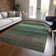 Machine Washable Indoor/Outdoor Cinead ACN1569 Green Rug
