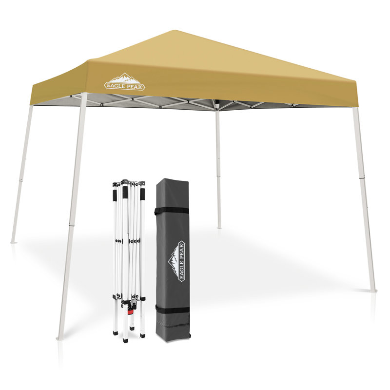 Pavillon escamotable 10 pi L 10 pi. Tente de réception en D, Beige
