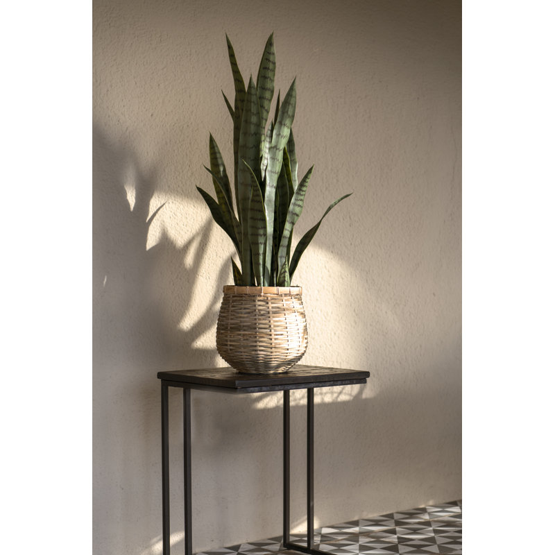 Bohemian Pots Handmade Cement/Bamboo Planter