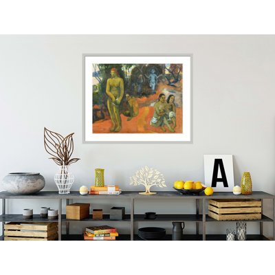 Te Pape Nave Nave (Delectable Waters) par Paul Gauguin - Impression sur toile encadrée