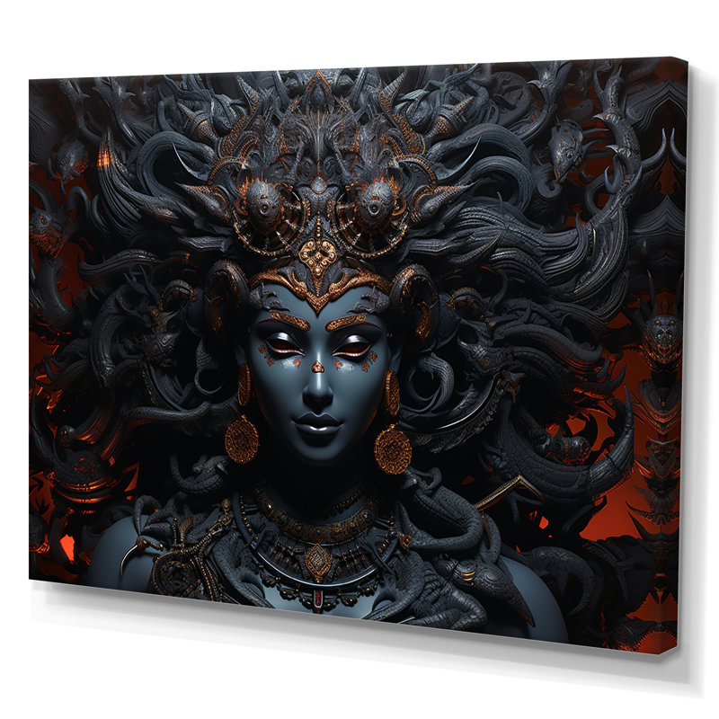 «Hinduism Indras God III», reproduction sur toile, Toile tendue, H 16 po x l 32 po x P 1 po
