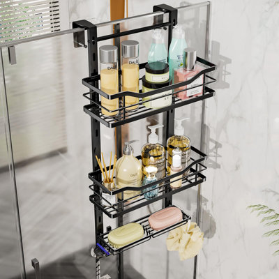Over-the-Door Stainless Steel Shower Caddy