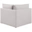 Lin durable sans accoudoirs Tupman Beige-647838145