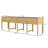 Extra Large Wooden Planter Box with Legs & Drain Holes, Natural