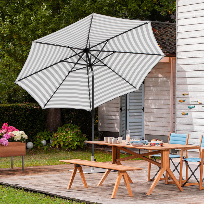 Parasol de marché éclairé 120 po Elisias