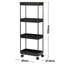 104cm H x 39cm W Utility Cart