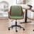 Bryonie Faux Leather Upholstered Office Chair With Bent Wood-1915550110