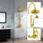 Exposed Thermostatic Shower System 36" Wall Mounted with 1.75GPM Handshower and Lever/Cross Handles-99212377