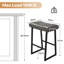 Upholstered Counter Stool with Metal Frame-1609647128-1609647129