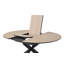 Deebora Extendable Round Metal Base Dining Table-674337395