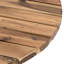 Table d'appoint en bois massif pour patio, profondeur de 35,6 po, bureau naturel pour espace extérieur, espace de travail à domicile