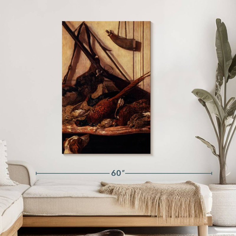 Les trophées de la chasse, 45" H x 30" W